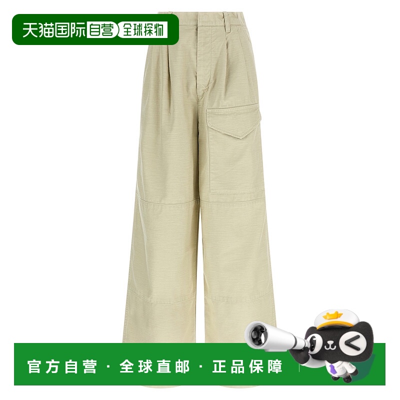 香港直邮AURALEE 女士 工装裤 A25AP02BPDUSTYIVORY休闲裤阔腿裤