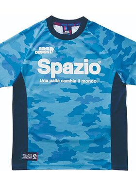 日本直邮SPAZIO Jr. 迷彩塑料衬衫五人制足球 GE0381-48 少年男孩