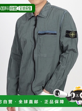 韩国直邮STONE ISLAND 11219 Econyl® 再生尼龙外套衫中的尼龙金