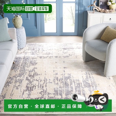 自营safaviehMirage Hand Made Area rug, Ivory / Grey Transiti