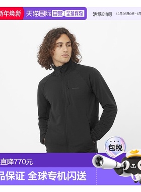 自营欧洲直邮Salomon萨洛蒙 ESSENTIAL LIGHTWARM系列男士深黑色