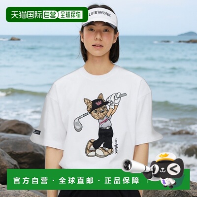 韩国直邮LIFEWORK 公用男士T恤LW232TS406新款短袖男装