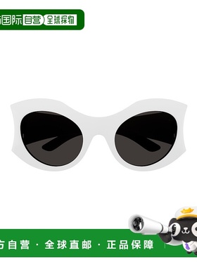 香港直邮BALENCIAGA 女士眼镜 BB0256S003 SS2025巴黎世家 白色