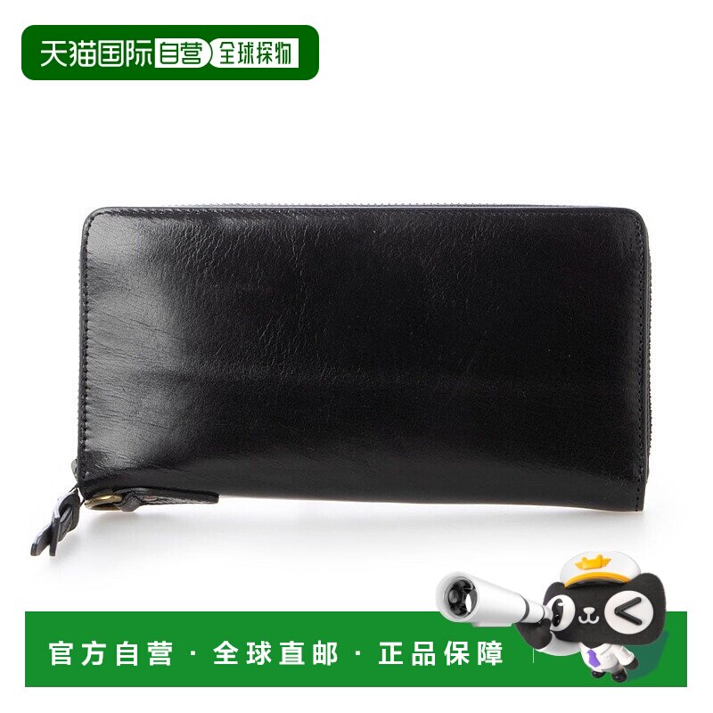 日本直邮AVIREX 意大利皮革圆形长款钱包 [AV1129DU10354]