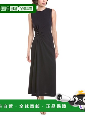 自营Max Mara Losanna Midi连衣裙-黑色 美国奥莱直发