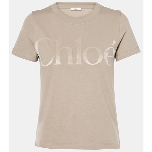 Chloe 蔻依 女士 棉质上衣 000767 grey灰色 舒适时尚