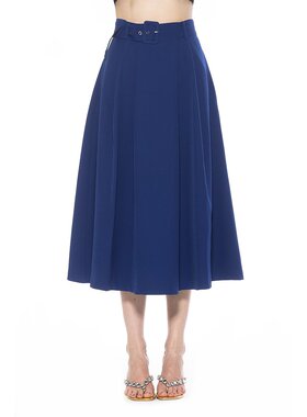 alexia admor【美国奥莱】直发 Eline 裙子 - 海军蓝