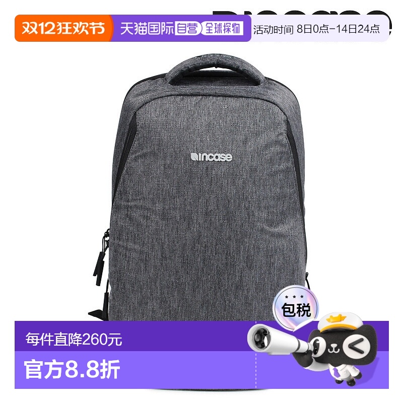 日本直邮INCASE 背包男士 18.5L 13 英寸 REFORM 背包希瑟 CL5558