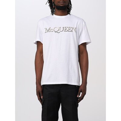 alexandermcqueen亚历山大麦昆男士刺绣短袖T恤