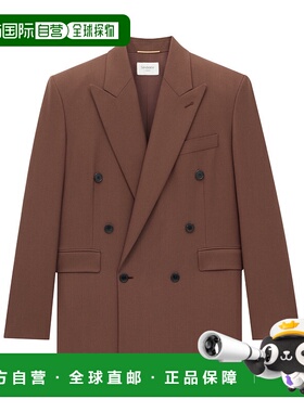 1h可退 香港直邮Saint Laurent 翻领长袖西装外套 853433Y405W