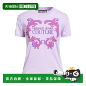 香港直邮versace purple紫色 范思哲 1h可退 女士 T恤 舒适时尚