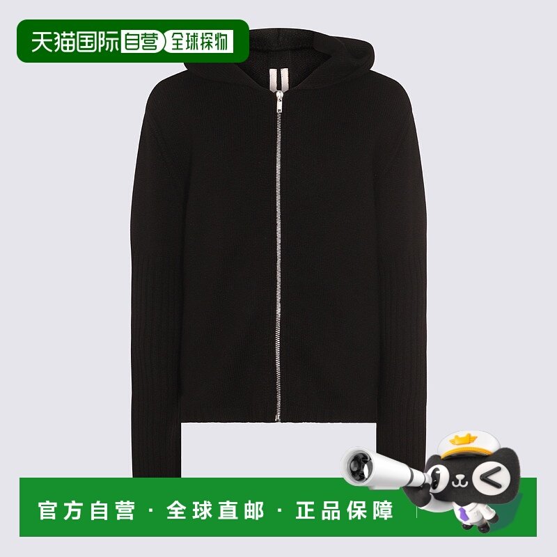 香港直邮RICK OWENS 男士针织衫 RU02E1666KLWS09 AW2025 黑色