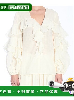 1h可退 香港直邮潮奢 ZIMMERMANN 女士 长袖罩衫 2454TRS25泡泡袖