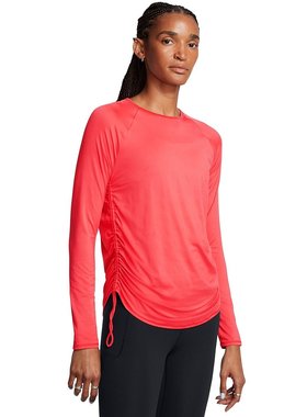 Under Armour Motion 长袖 Longline Crew Racer 红色/黑色