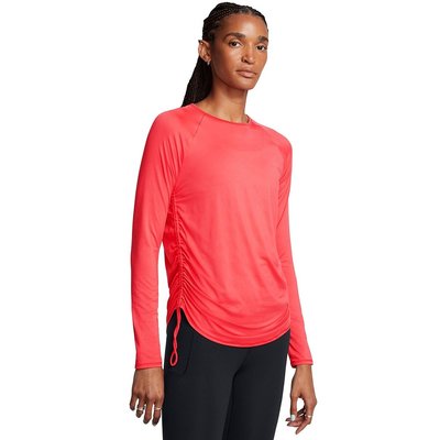 Under Armour Motion 长袖 Longline Crew Racer 红色/黑色