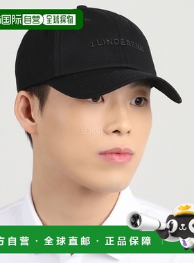 韩国直邮J.LINDEBERG Elijah 棉质徽标帽子 (FMAC10287-9999)