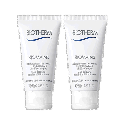 欧洲直邮Biotherm碧欧泉新活泉嫩手护手霜50mlx2滋润保湿手部正品