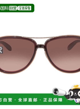 自营Oakley Split Time Red Gradient Pilot Ladies Sunglasses O
