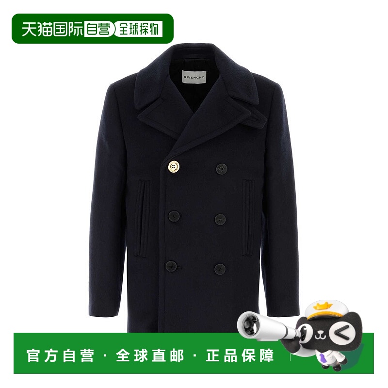 1h可退 香港直邮GIVENCHY 男士大衣 BM01CU1640401 AW2025 黑色 D