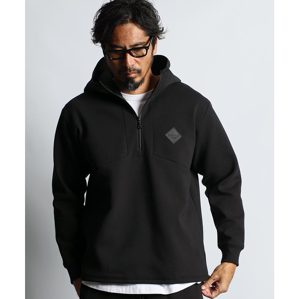 DUFFER 男士Sorona半拉链立领运动衫 247906 CT829