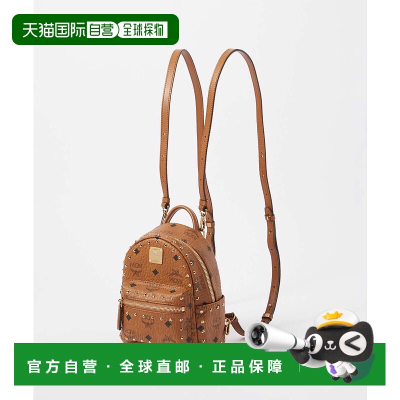 日本直邮 MCM MCM MMK8AVE04 背包 Stark 女式包背包 背包 镶钉皮