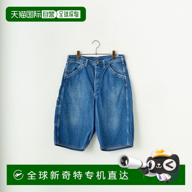 1h可退 日本直邮orSlow 男士40年代宽松版画工短裤 01-7126