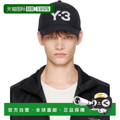 1h可退 香港直邮Y-3 男士 黑色 Classic Logo 棒球帽 JP1142