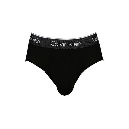 香港直邮Calvin Klein凯文克莱男士三角内裤黑色弹性尼龙舒适