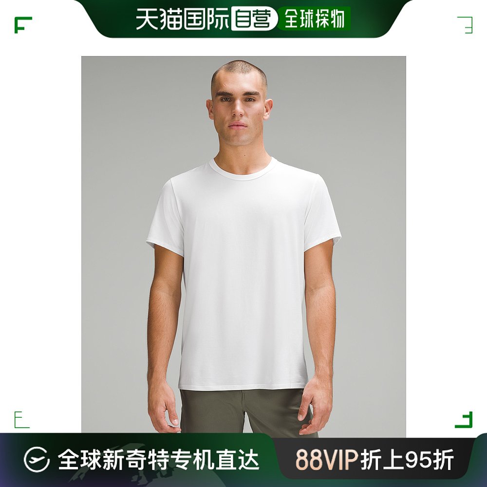 香港直邮潮奢 Lululemon 男士 T-Shirt | & Tee's 基础款短袖衬衫 运动/瑜伽/健身/球迷用品 瑜伽t恤 原图主图