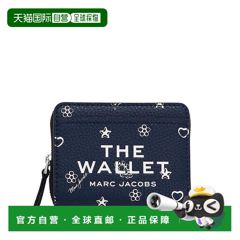 1h可退 【美国直邮】marc jacobs 女士 钱包真皮