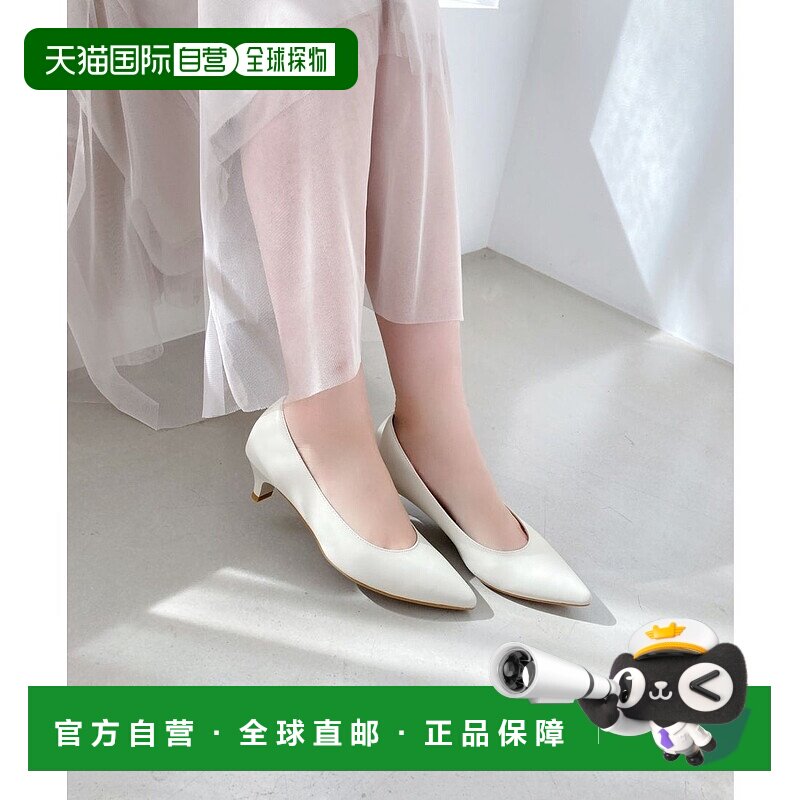 日本直邮Oriental Traffic 可弹跳尖头4cm跟浅口鞋 R-3217 OR526B