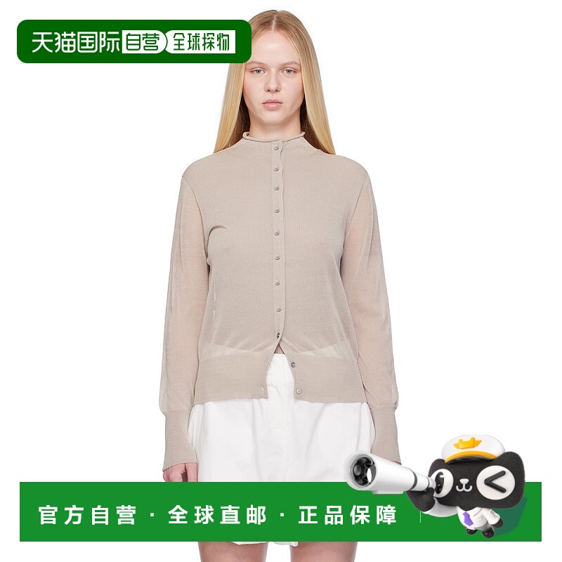 1h可退 香港直邮潮奢 AMOMENTO 女士 灰色 Wholegarment Sheer 开