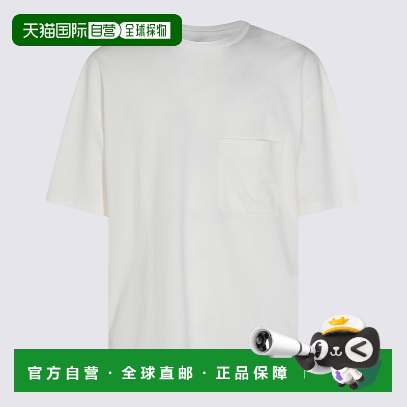 1h可退 香港直邮LEMAIRE 男士T恤 TO1455LJ1038WH048 AW2025 白色