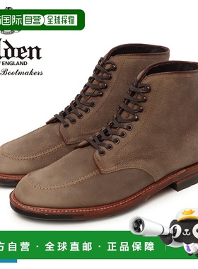 日本直邮Alden INDY 男士棕色靴子 (M3902HC) 磨砂皮工装靴正装靴