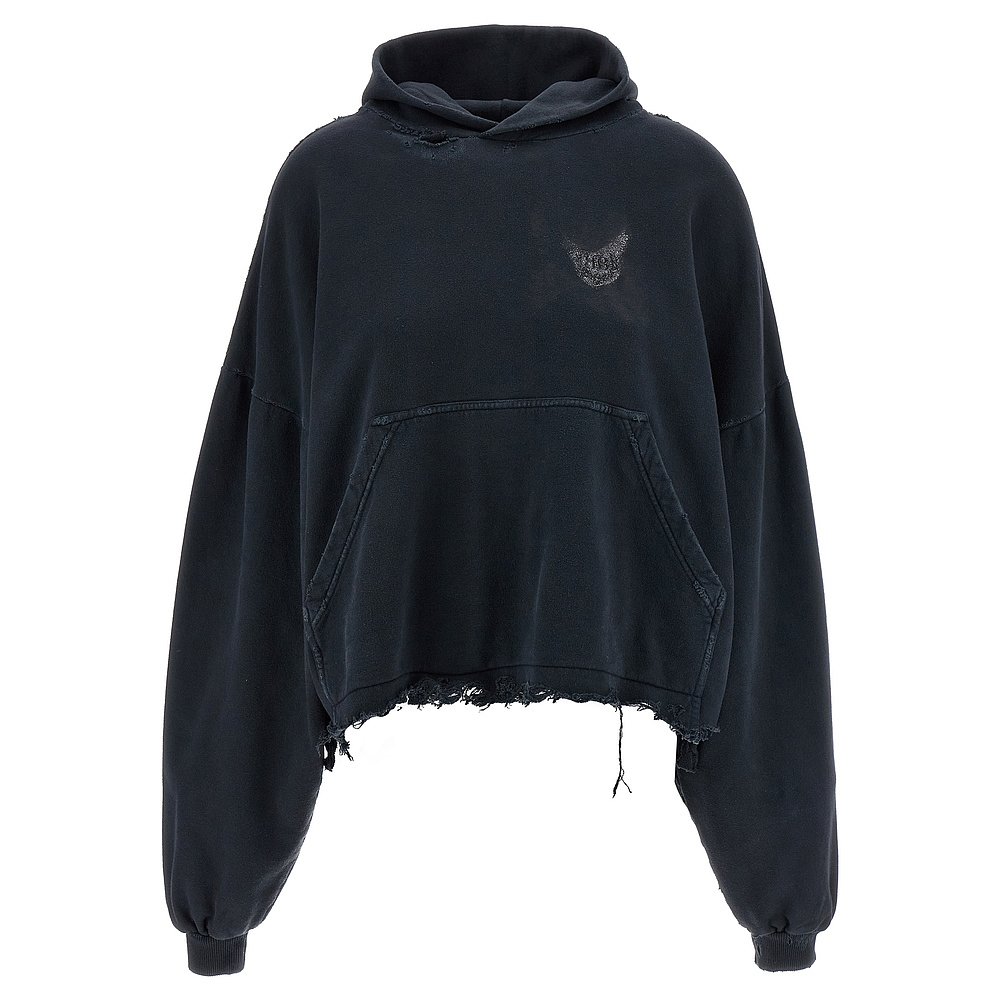 BALENCIAGA 女士卫衣 783397TSVD41041 CO 灰色 Hoodie