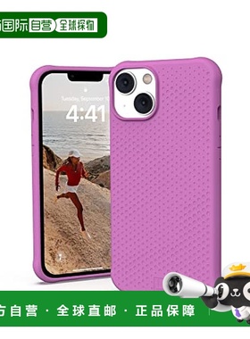 【日本直邮】Urban Armor Gear 苹果14手机壳 DOT紫色硅胶