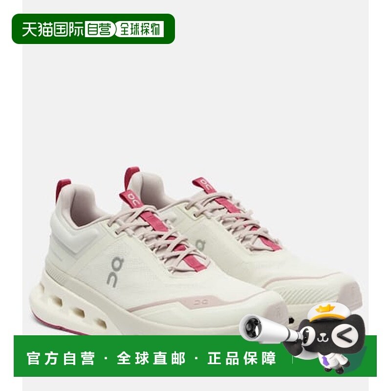 1h可退 香港直邮潮奢 On 女士 Cloudnova X 跑步鞋 white白色 舒