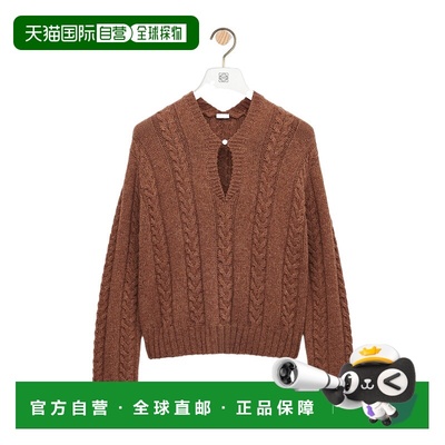香港直邮LOEWE 女士针织衫 S540Y14KGU3100 AW2025 棕色 长袖毛衣