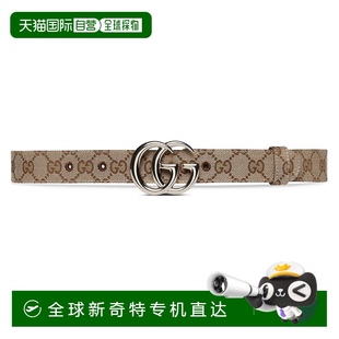 古驰 香港直邮潮奢 腰带 1h可退 Marmont系列窄版 女士 Gucci