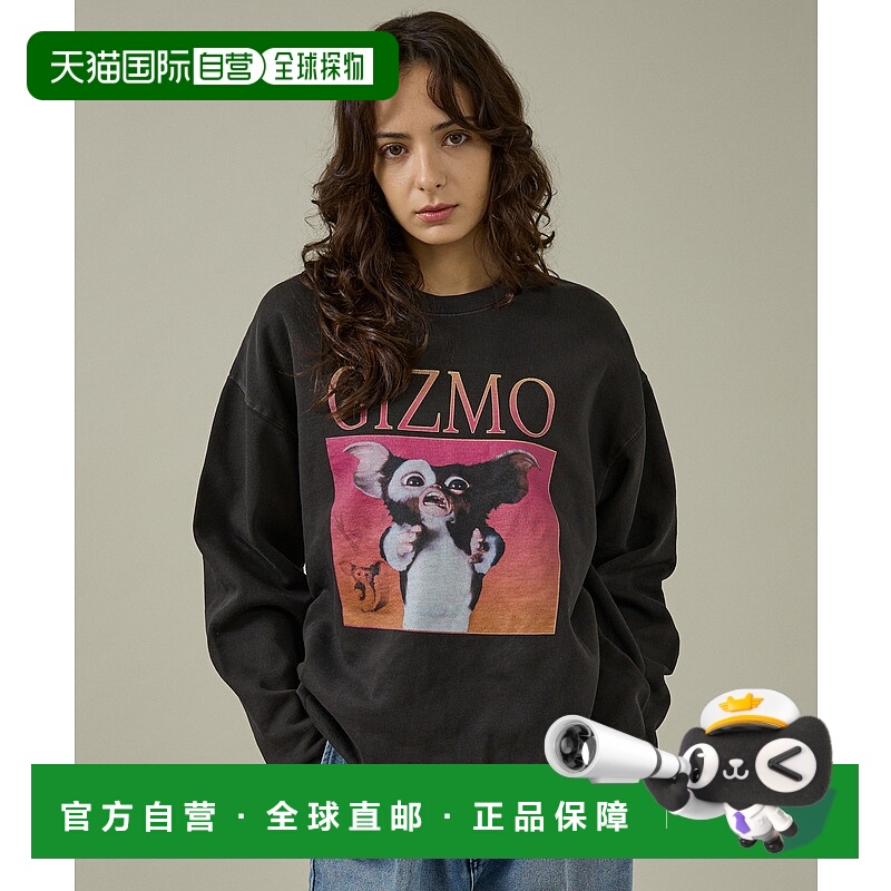 1h可退 日本直邮SCREEN STARS 联名GREMLINS 男女同款 黑色美式宽