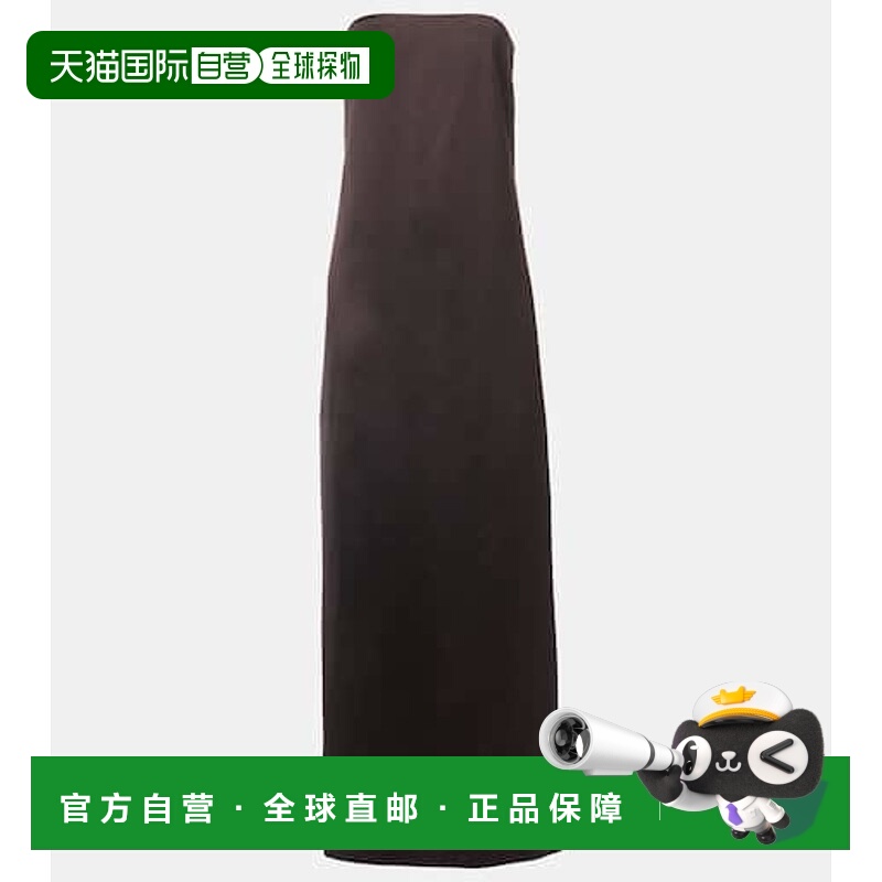 香港直邮The Row 女士 Dolci 真丝混纺礼服 brown棕色 舒适时尚