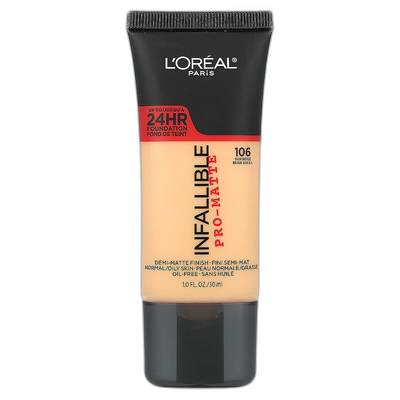 香港直邮欧莱雅,Infallible, Pro-Matte Foundation, Normal/Oily