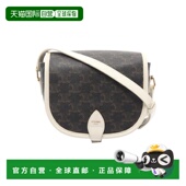 日本直邮中古Celine赛琳女包A级95新Triomphe凯旋门老花斜挎包