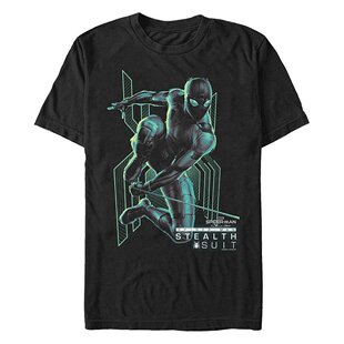 美国直邮Fifth 蜘蛛侠英雄远征隐形战衣短袖 漫威男款 恤 Sun