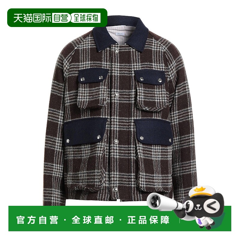 1h可退 香港直邮Thom Browne 汤姆 布朗 男士 夹克 brown棕色 舒