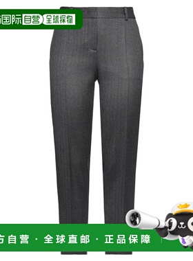 香港直邮潮奢 moschino 女士 正装长裤 grey灰色 舒适时尚
