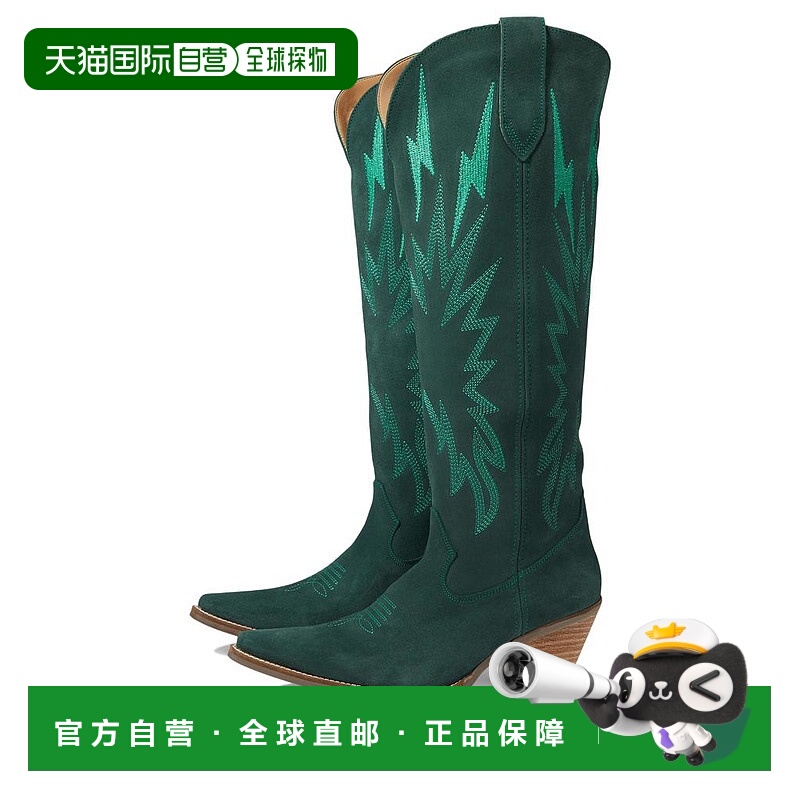 1h可退 【美国直邮】Dingo Thunder Road 女士及膝西部靴 时尚舒