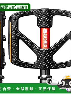 【日本直邮】GORIX 自行车踏板 GX-FY610 黑红 公路车 山地车骑行