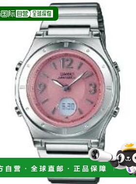 日本直邮CASIO卡西欧LWA-M141D-4AJF波感受器太阳能收音机女士LWA