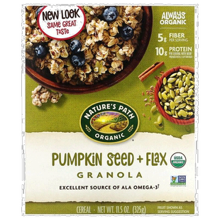 香港直发Nature'S Path自然之路南瓜籽麦片香甜浓郁326g